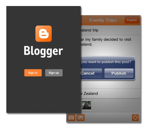 Blogger lanza su app para iphone
