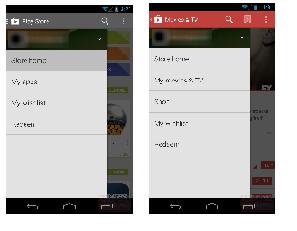 Se filtran imágenes de la nueva Play Store para Android 4.4