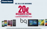 ¡Del 16 al 18 de noviembre llévate tu smartphone o tablet BQ libre con 20€ extra de descuento al entregar tu móvil usado!