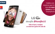 Súmate al desafío #HandfieLG, ¡puedes ganar un smartphone LG cada día!