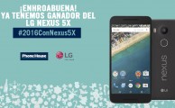 ¡Ya tenemos ganador del sorteo #2016conNexus5X!