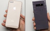Samsung Galaxy Note8 vs. iPhone 8 Plus, ¿cuál resiste mejor a una caída?