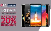 ¡Solo del 21 al 25 descuentos exclusivos online de hasta el 20% en smartphones LG!