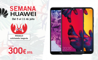 ¡Solo del 5 al 11 de julio Especial Huawei con descuentos en smartphones de hasta 300€!