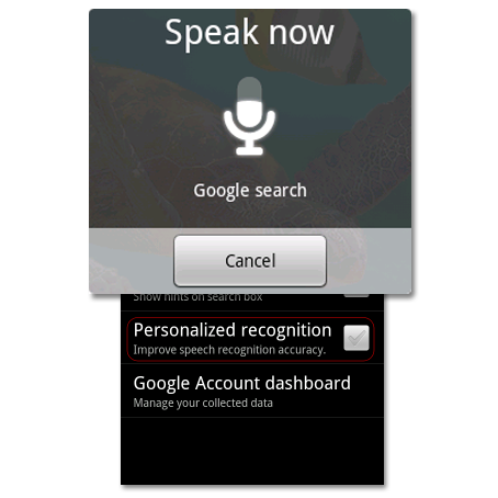 Android Voice Search