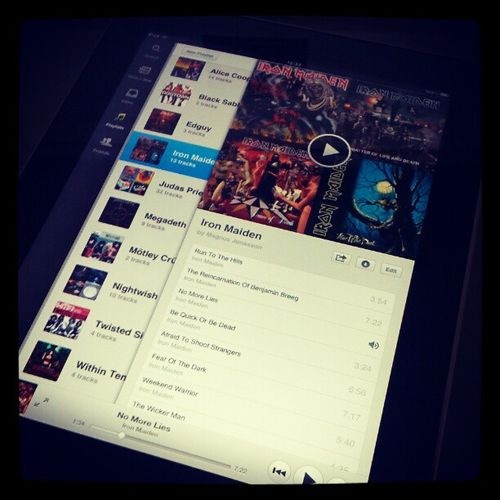 Spotify en iPad