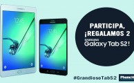 ¡Participa en #GrandiosoTabS2, regalamos dos Samsung Galaxy Tab S2!