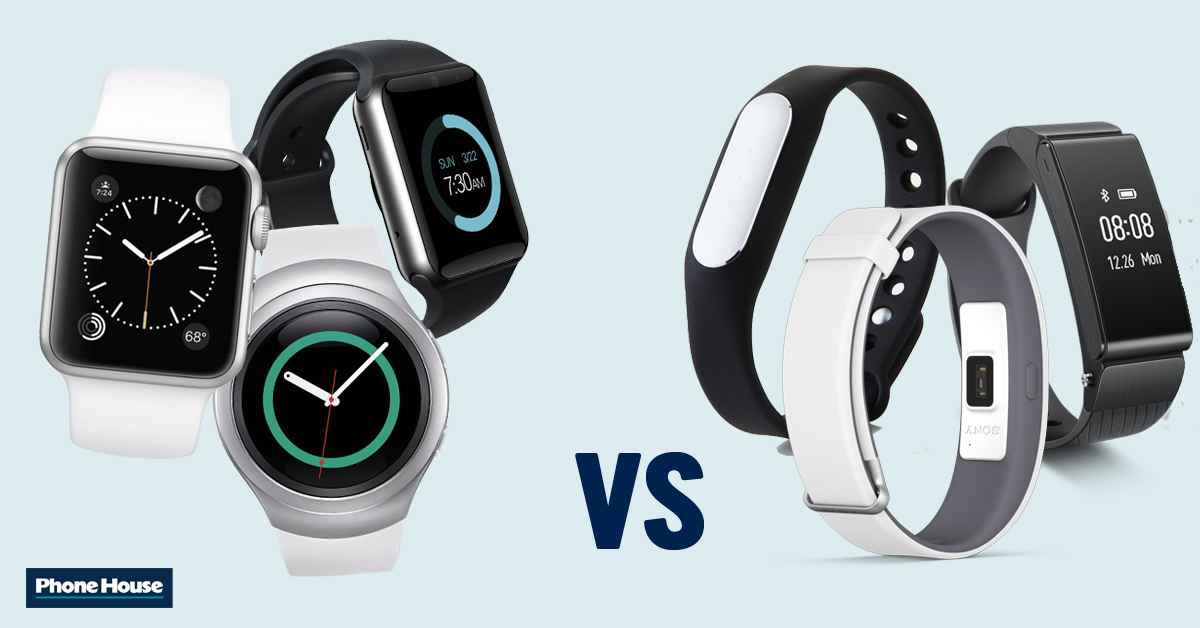 Smartwatch vs smartband