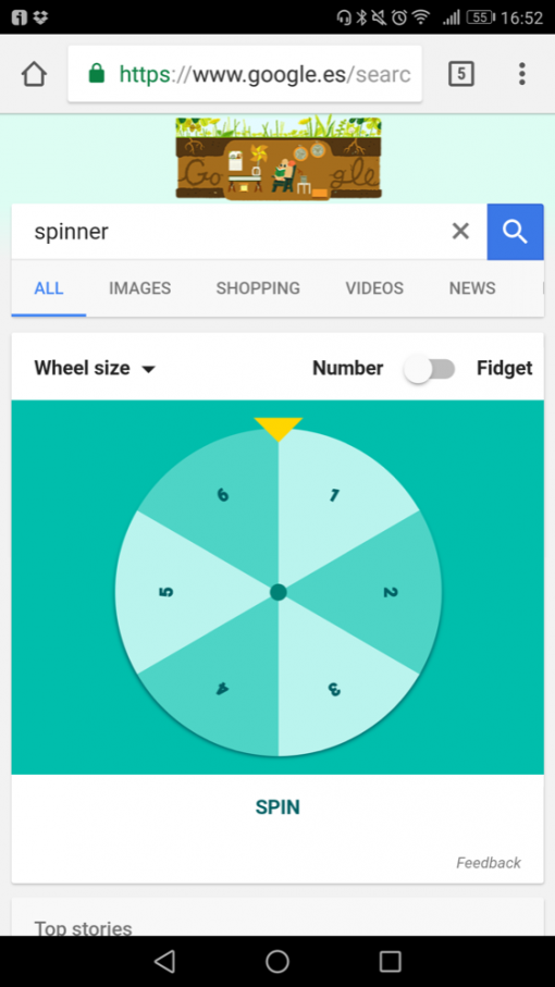 fidget spinner google 