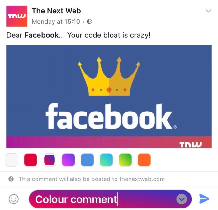 Facebook recibe nueva actualización enfocada en los comentarios