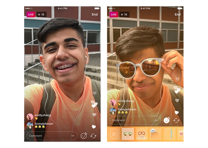 Instagram ya deja utilizar filtros en los vídeos en directo: así se pueden poner
