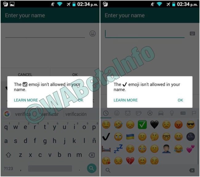 WhatsApp bloqueará algunos emojis por motivos de seguridad