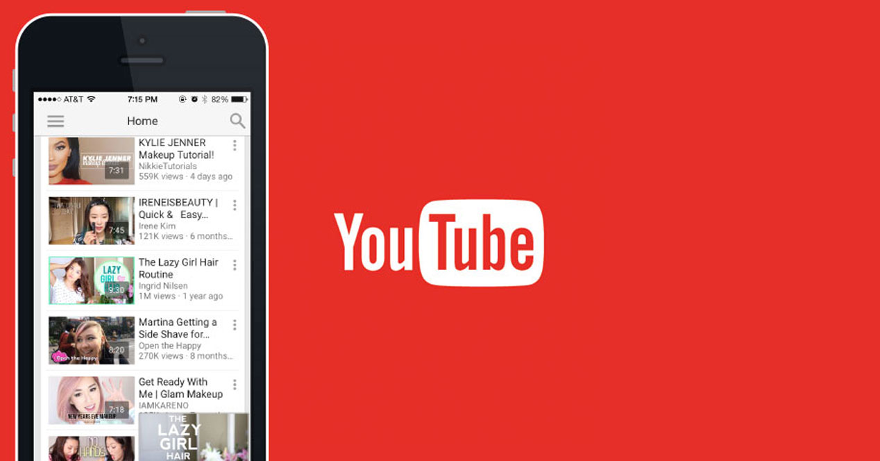 Youtube se actualiza con los mismos gestos que Gmail