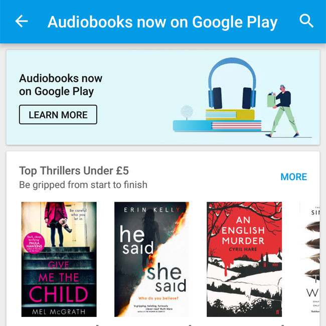 Audiolibros Google Play