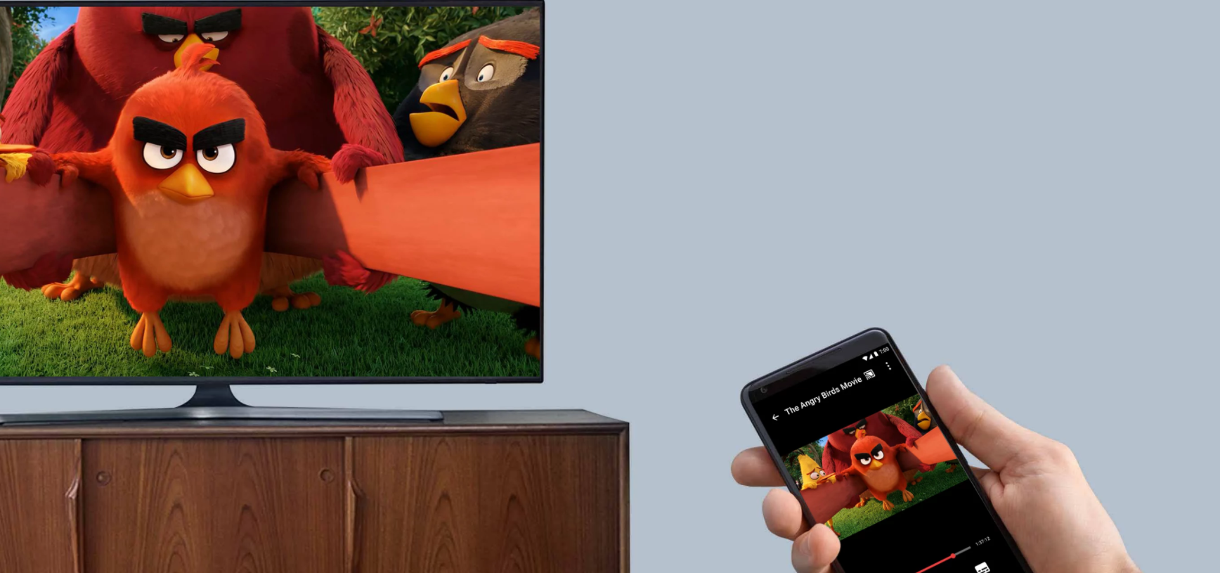 Smart tv portátil, teléfono inteligente y tableta.