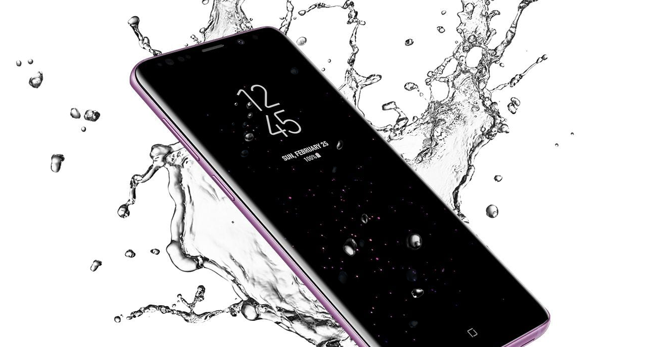 Galaxy S9 agua