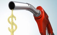 gasolina con simbolo del dólar