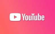 Logotipo YouTube con fondo rosa