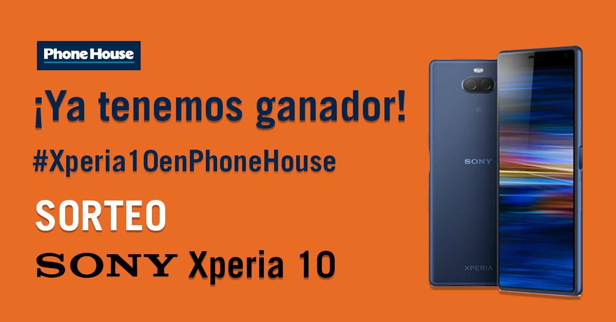 Ganador Sony Xperia 10 en Phone House