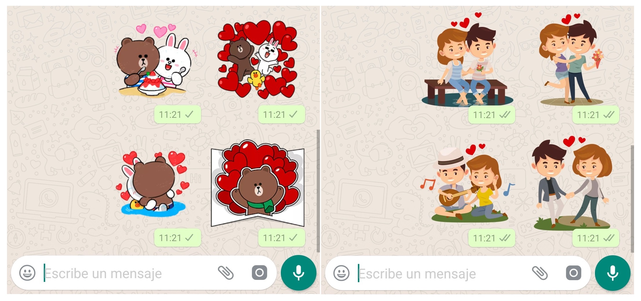 Stickers De San Valentin