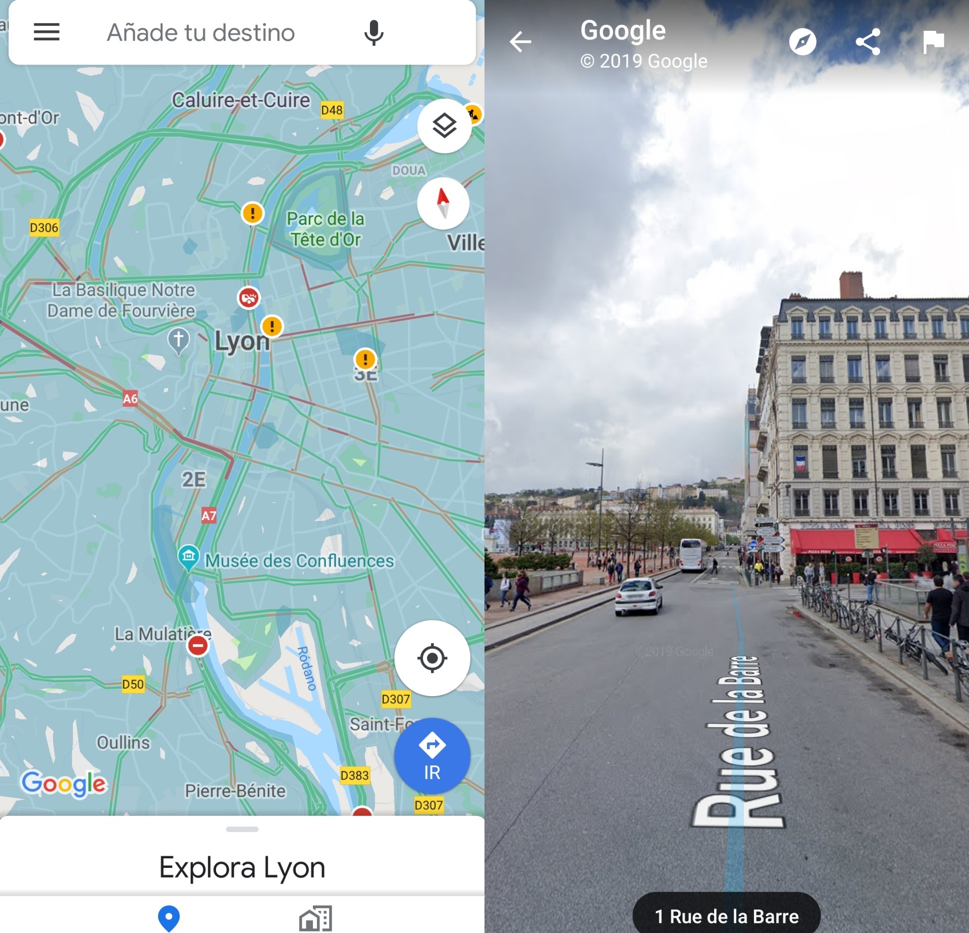 Ya puedes acceder a Street View desde Google Maps para móviles Blog