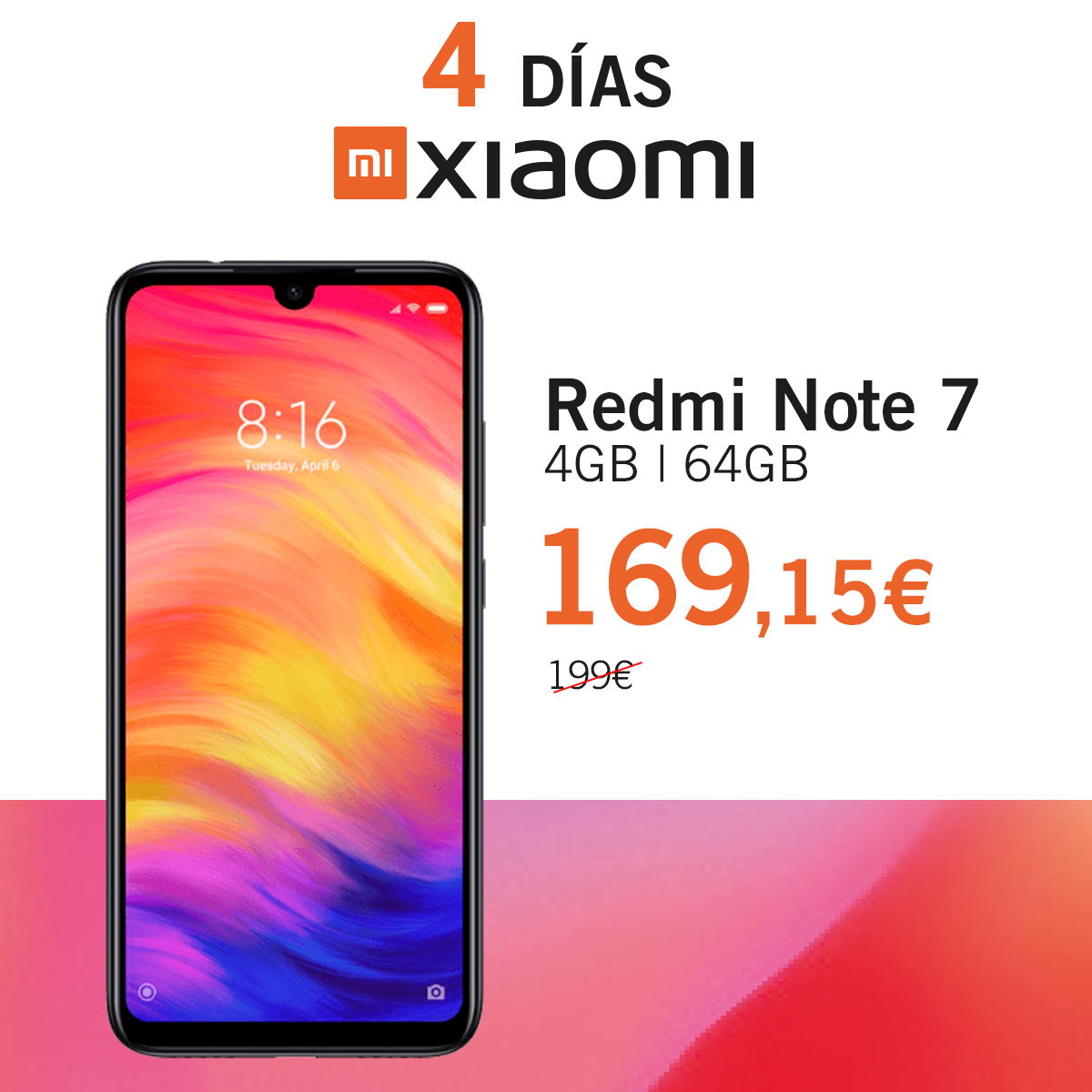 Redmi Note 7 Dias Xiaomi