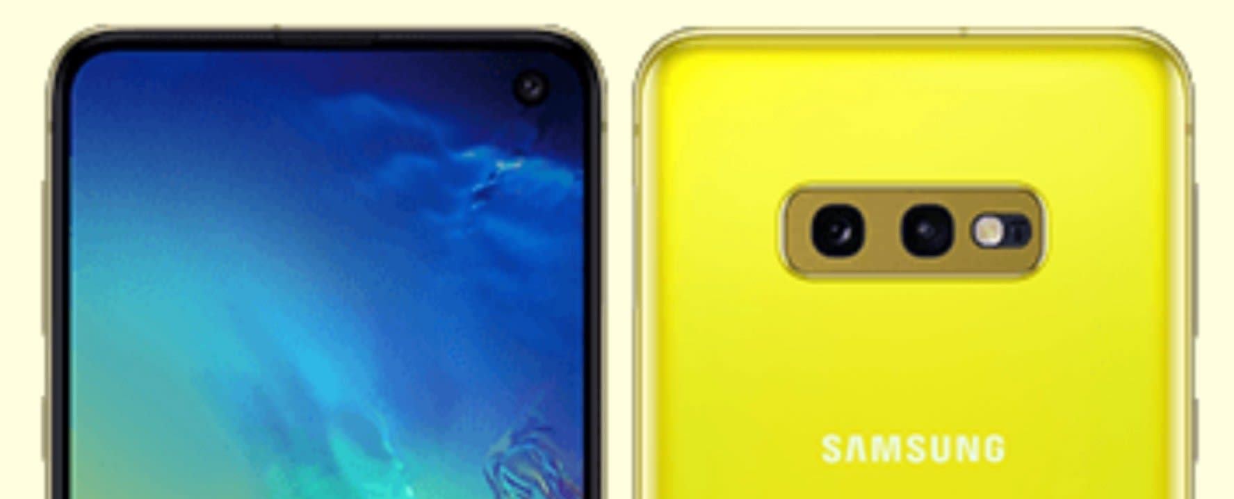Samsung Galaxy S10e Canary Yellow 1