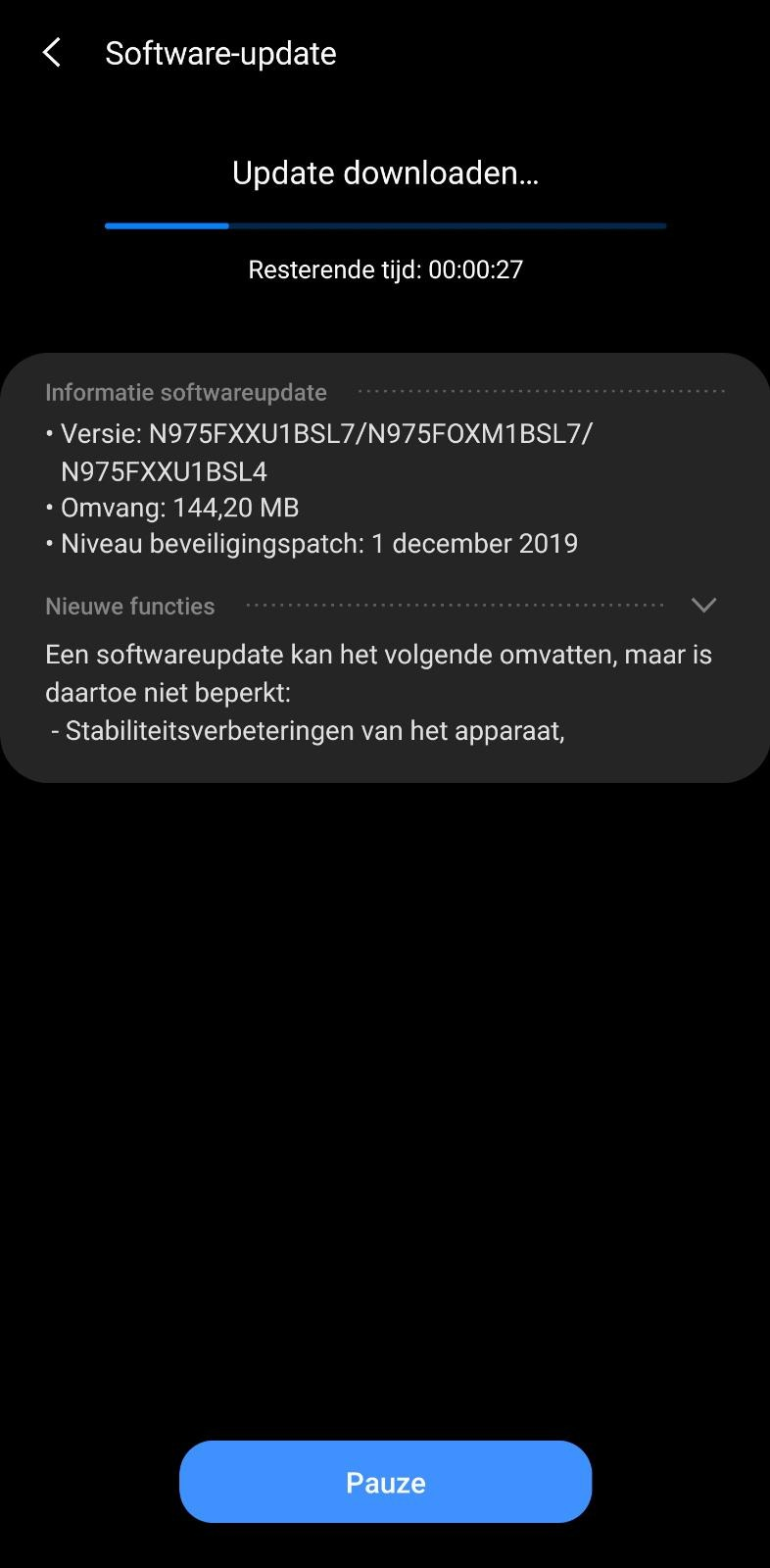Note 10 Android 10 Update