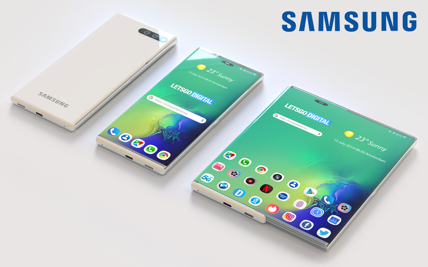 Samsung Uittrekbare Smartphone