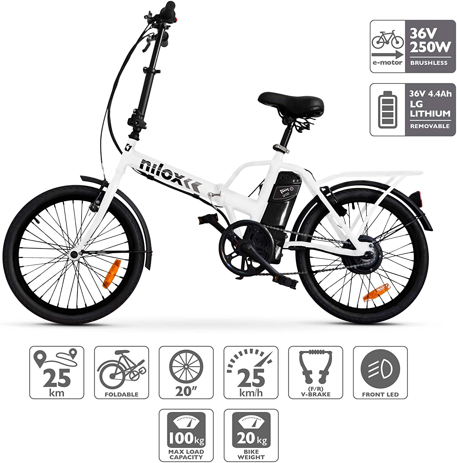 Nilox Bicicleta Eléctrica X1