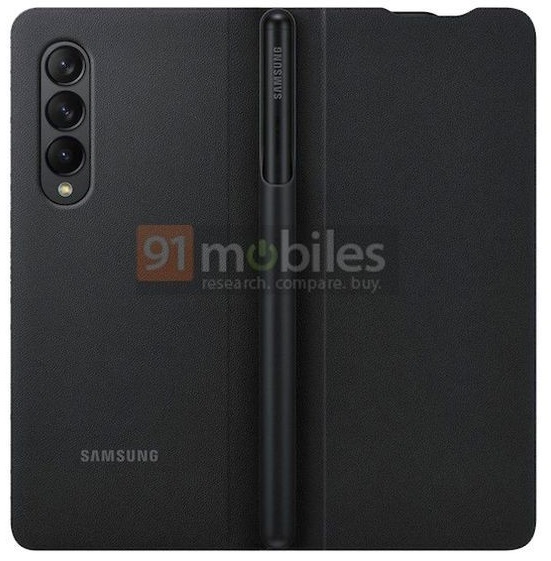 Samsung Galaxy Z Fold3 Samsung S Pen Case Render 03