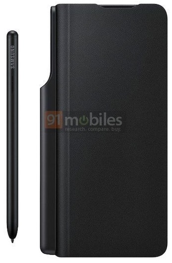 Samsung Galaxy Z Fold3 Samsung S Pen Case Render 05