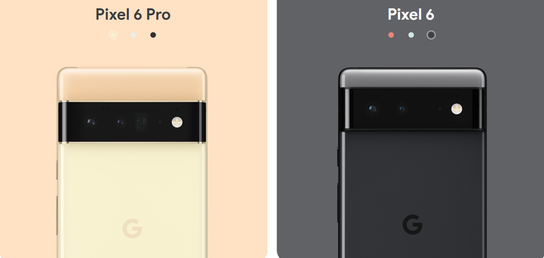 Pixel 6 Y Pixel 6 Pro