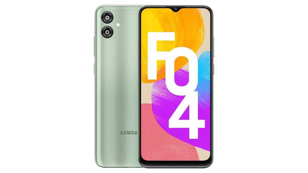 Samsung Galaxy F04 frontal