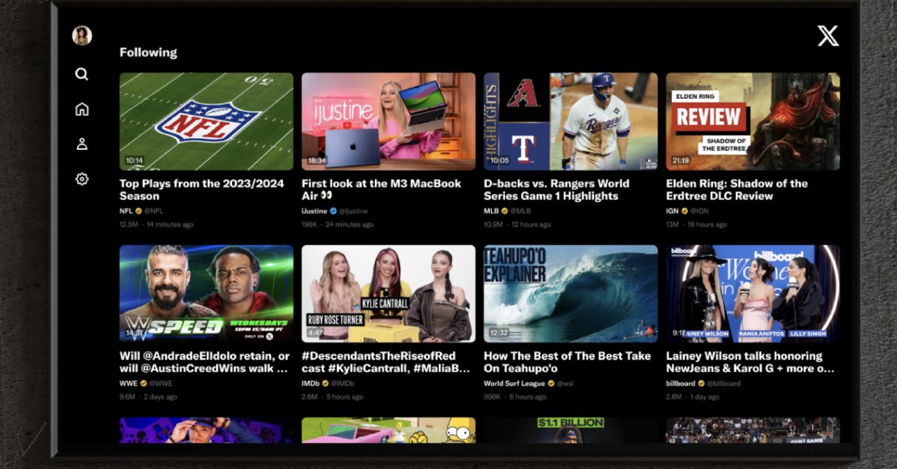 X TV ya es oficial para que entres a la antigua Twitter desde tu Smart TV