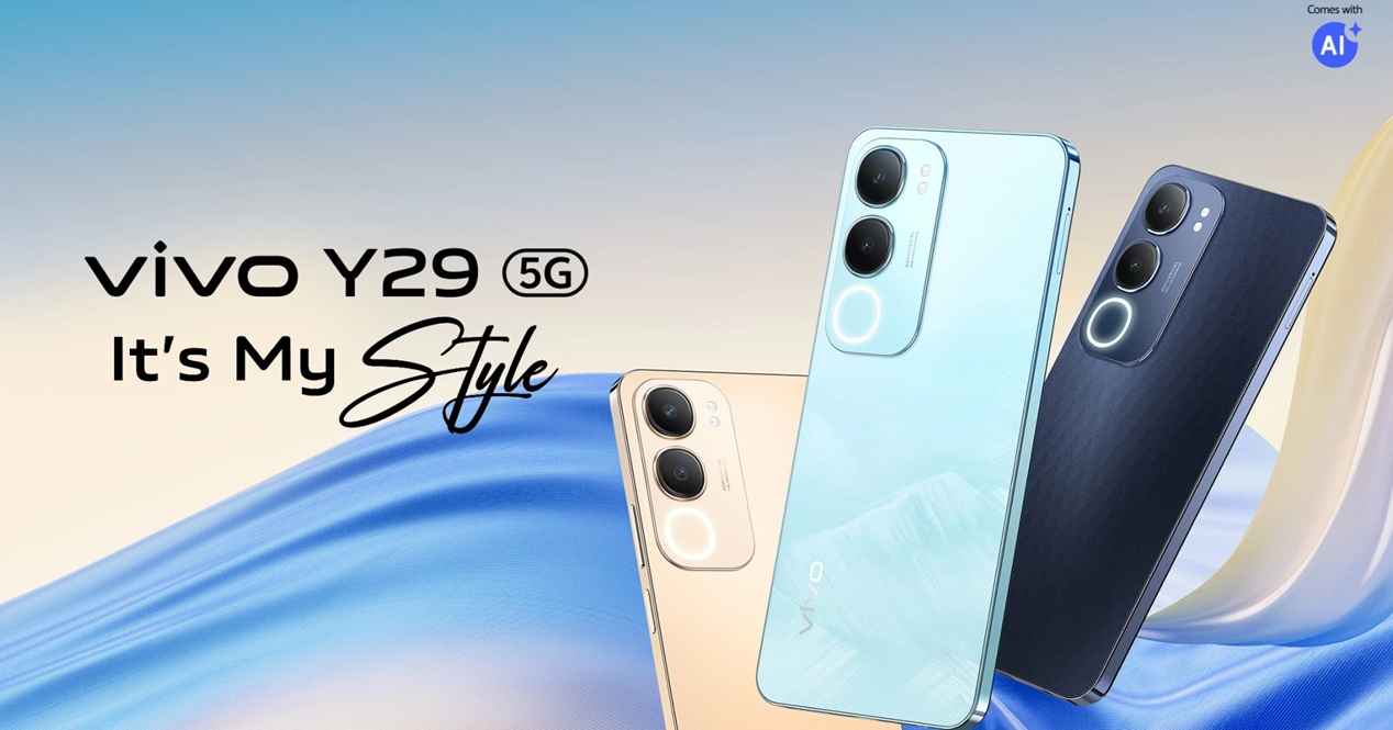 Vivo Y29 presentado: pantalla de 120 Hz, clasificación IP64 y batería de 5.500 mAh. Te contamos todos los detalles.